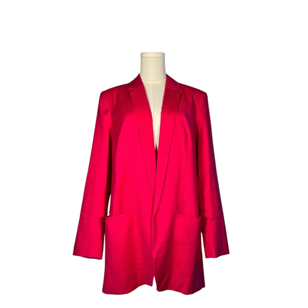 Express Hot Pink Long Blazer Jacket